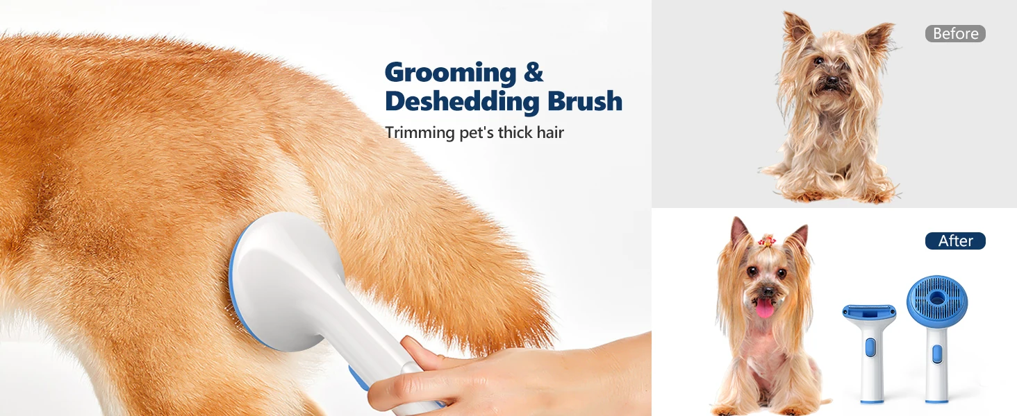 Pet grooming vacuum